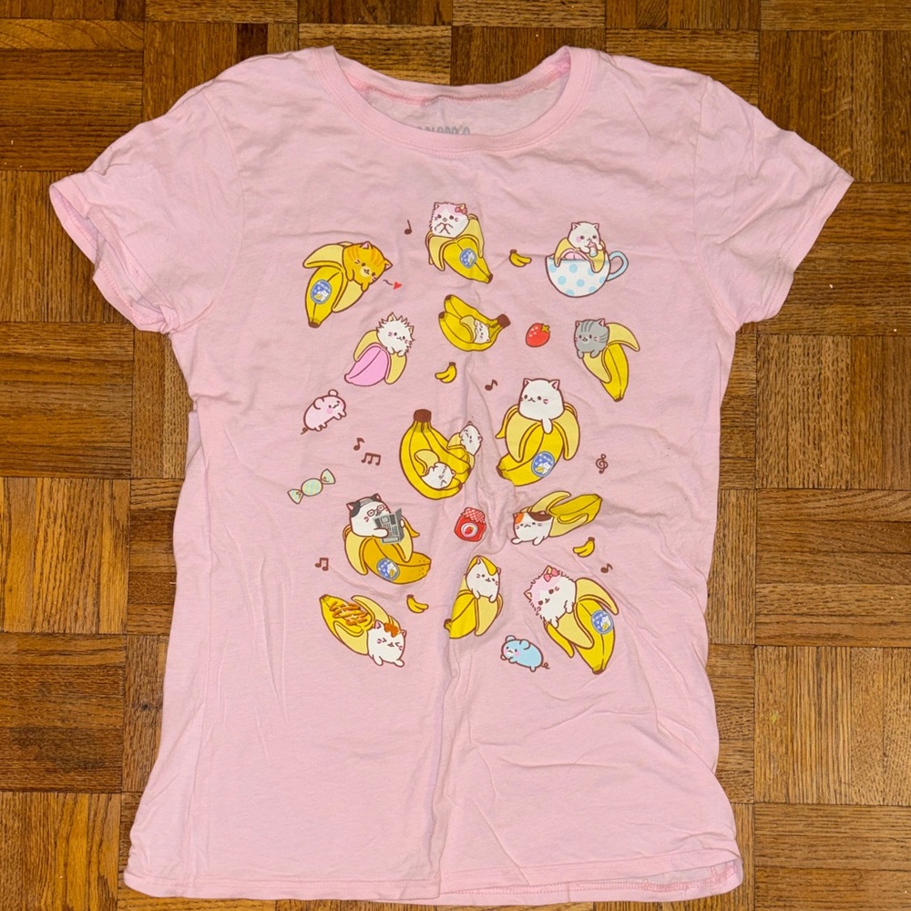 Bananya Crunchyroll Cat Shirt